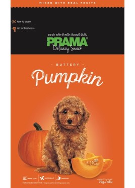 Prama buttery pumpkin delecacy snack for dogs 70 gm